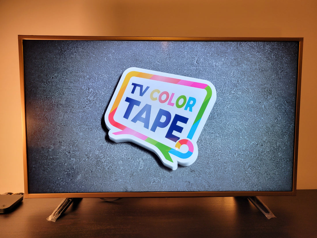 Matte White TV Color Tape 